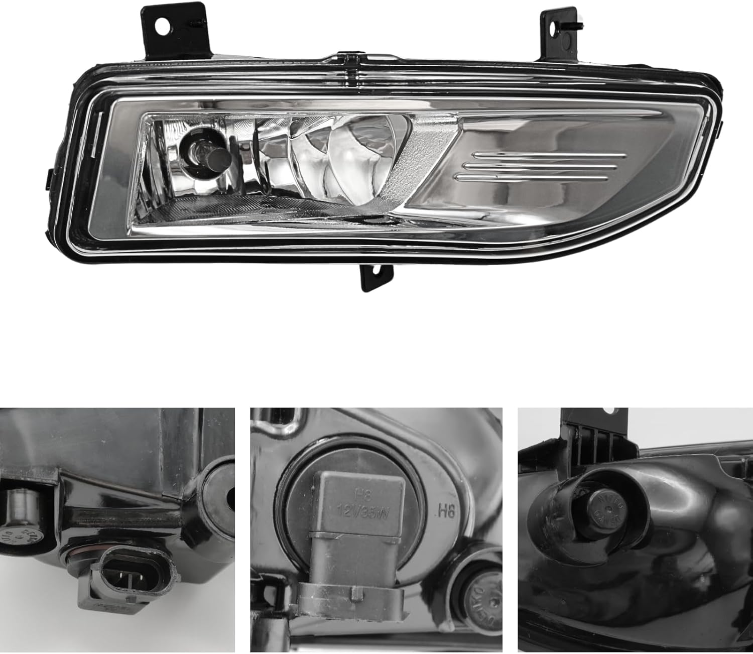 Fog Lights For 2020 2021 2022 Nissan Versa Front Bumper Fog Lamps w/Switch and Wiring Kit