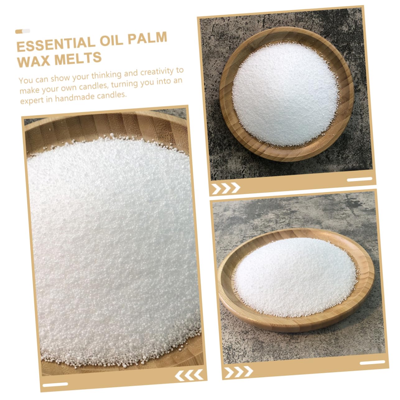 Scaglie di Cera di Palma per Candele Fai, 1 Sacchetto Bianco