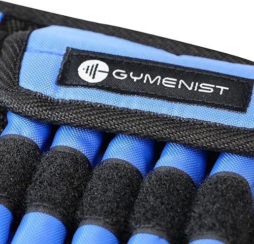 Vista 6 de Gymenist Par de pesas ajustables para tobillo que se pueden ajustar fácilmente con palos de metal, juego de 2 pesas para ejercicio de muñeca