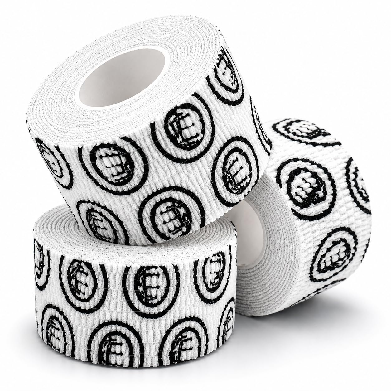 WOD Nation Flexible Hook-Grip Athletic Tape – Easy-Tear, Sweat-Proof Thumb &amp; Finger Strips for Weightlifting