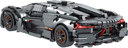 Miniatura 4 de Super Sports Car Building Kit - Leggo Race Car V14 Model Toy, DIY Racing Building Set for Age 14+ Kids, Adults, 1512 Pcs