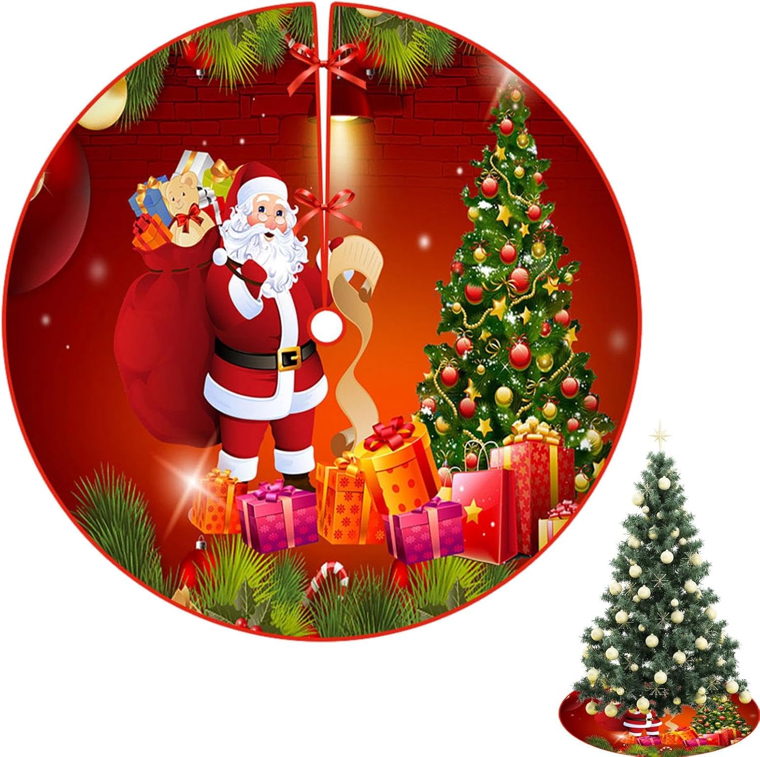 Christmas Tree Skirt Clearance Sale, Christmas Tree Rug Skirt Large