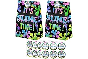Slime Goodie Bags with Decorations for Kids - Slime Party Supplies