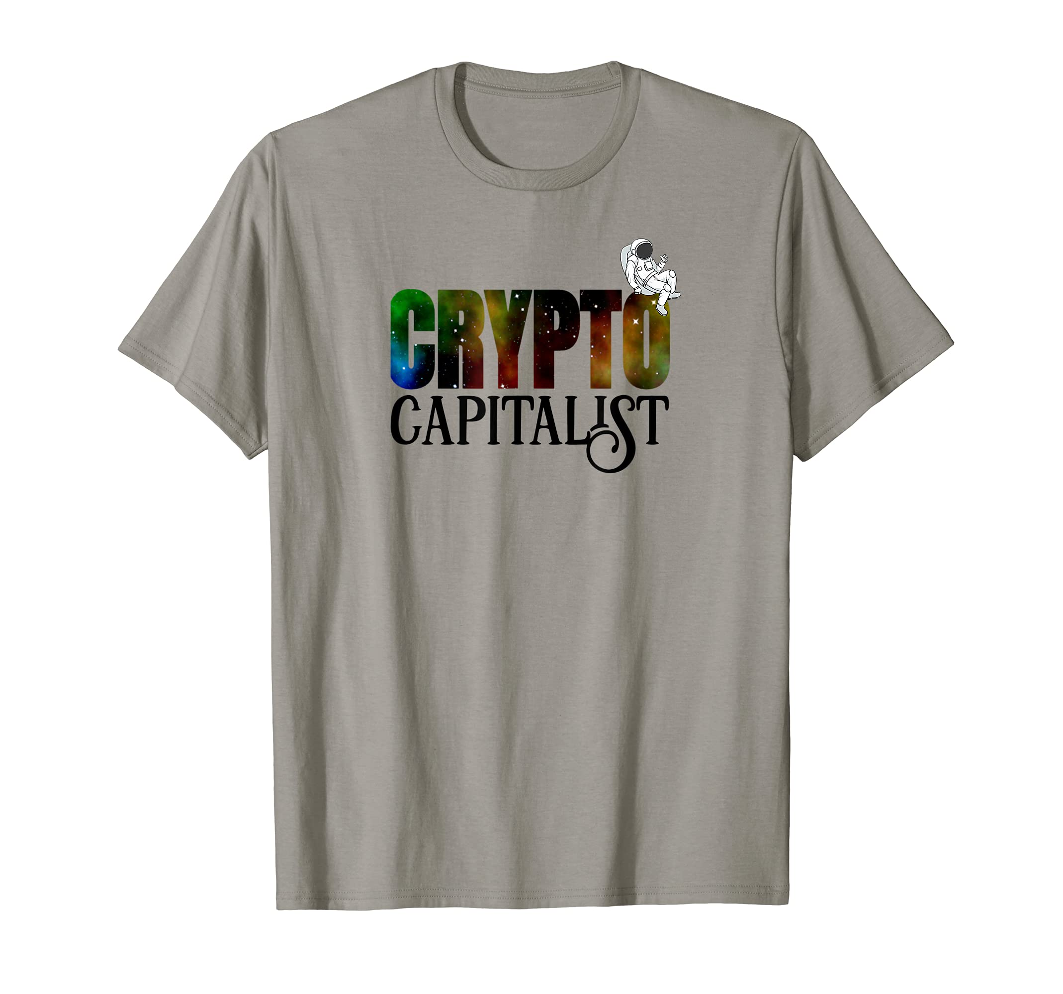 Cryptocurrency Blockchain Crypto Capitalist Space Astronaut T-Shirt