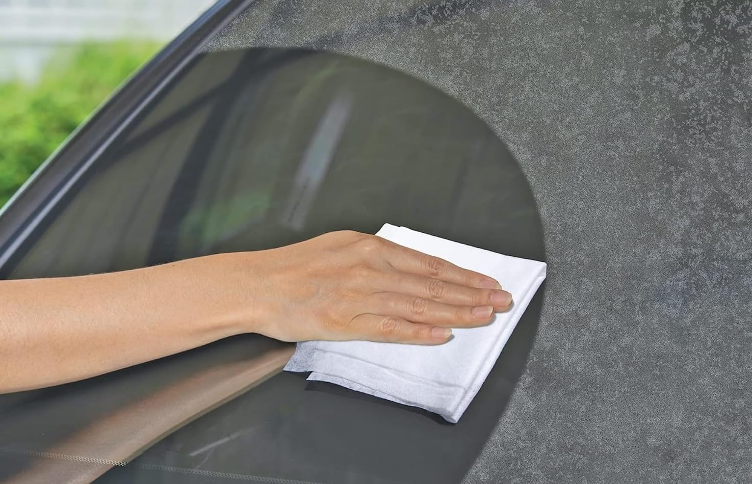 TURBOCAR Lingettes Nettoyantes Voiture Surfaces Vitrées - Boîte Refermable 40 Lingettes, Sans Traces, Douces Non Abrasives
