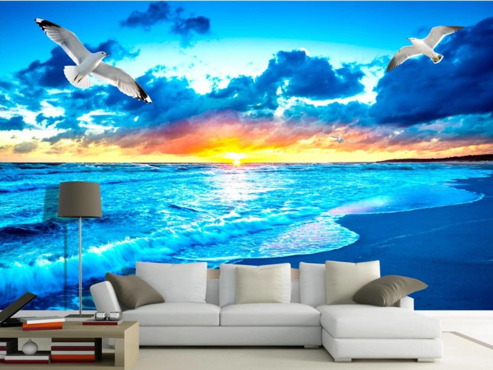 Fototapete "Strand & Meer" Aus Vlies – Maßgeschneidert Für Dein Wohnzimmer, Abziehbar & Inkl. Kleister