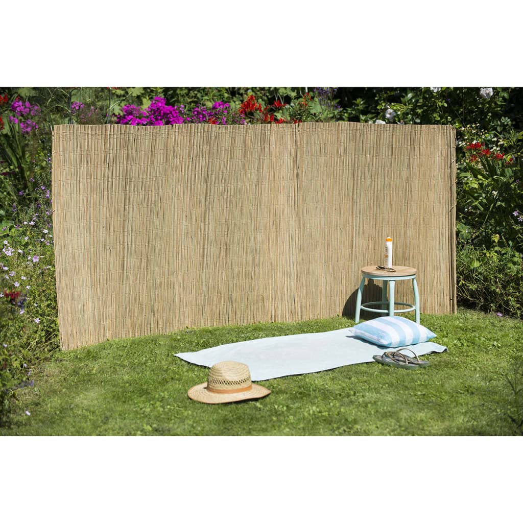 Nature Clôture de Jardin 300x100 cm Roseau Carex Brise-vue Palissade Paravent