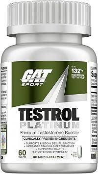 GAT SPORT TESTROL Platinum, 60 Tablets (30 Servings) | Men's Health Supplement, Supports Healthy Testosterone Synthesis & Healthy Hormone Balance*