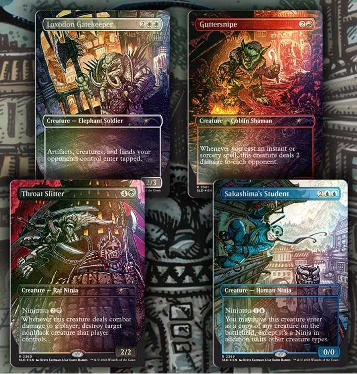 MTG Secret Lair Featuring: Kevin Eastman (Colors) (Foil Edition)