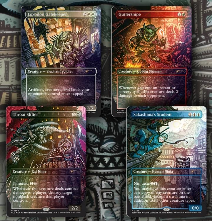 Amazon.com: MTG Secret Lair Featuring: Kevin Eastman (Colors