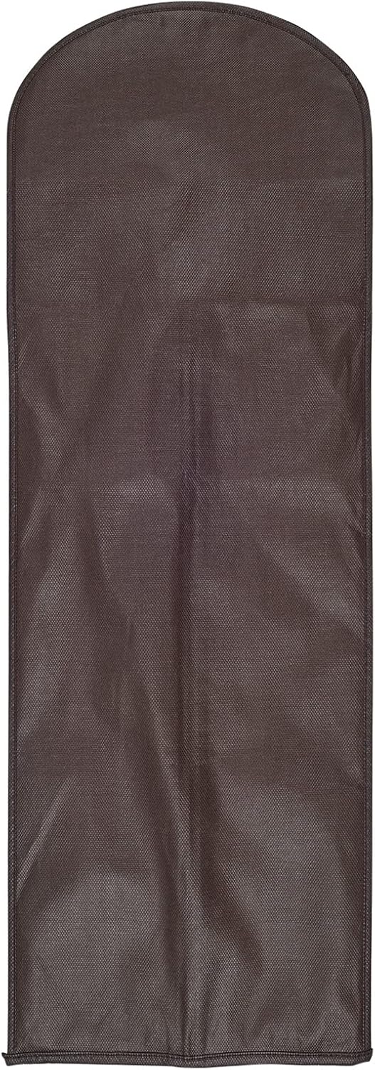 5 Packs 31.5in Extra Long Hair Extensions Hanger Bags Folding Wig Storage Bags Dust Proof Wigs Carrier Bags with Strong Zipper for Home Salon Organizer (Coffee)