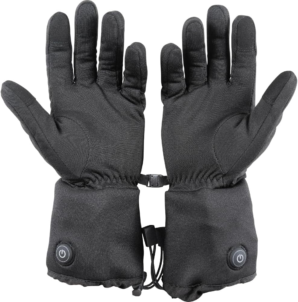 KLEIN TOOLS 60795 Rechargeable Heated Work Glove Liners (Large) with Knit Dipped Gloves (2XL), Cut Level A1 Protection, Touchscreen Compatibility, and Batteries