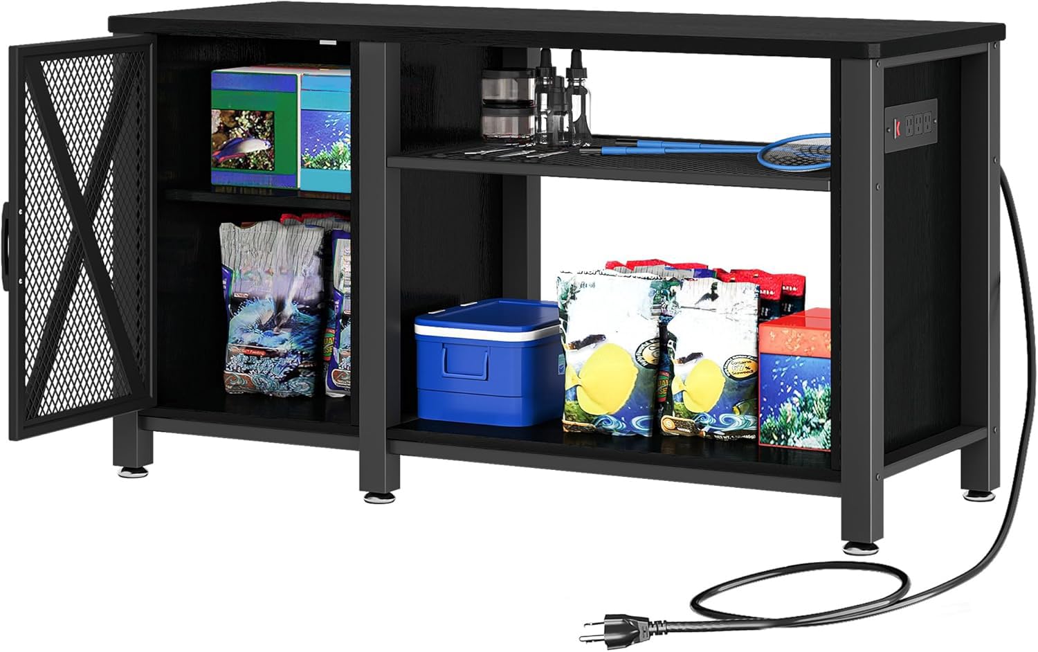 Amazon.com: DWVO 55-75 Gallon Aquarium Stand with Power Outlets