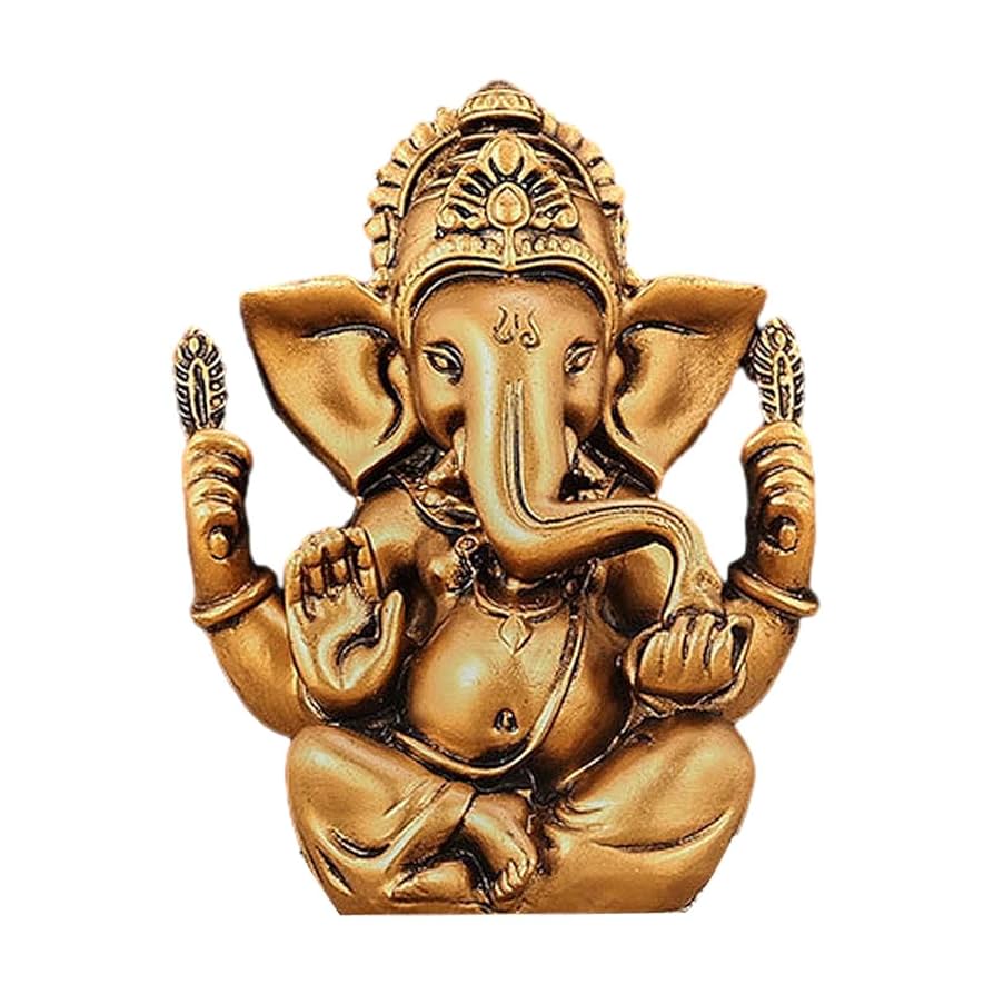 Amazon.co.jp: Perfk インドのガネーシャ置物ガネーシャ像