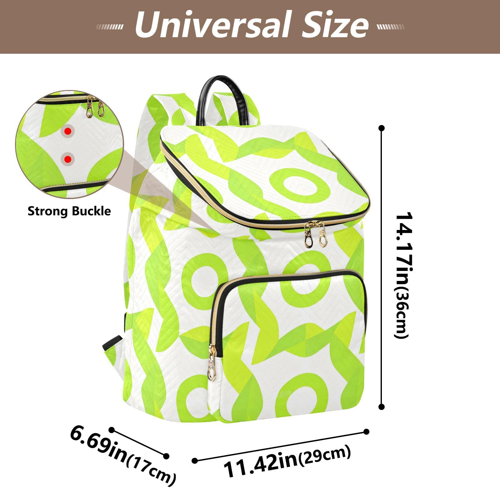 Zaino elegante da donna, 15 l, resistente, leggero