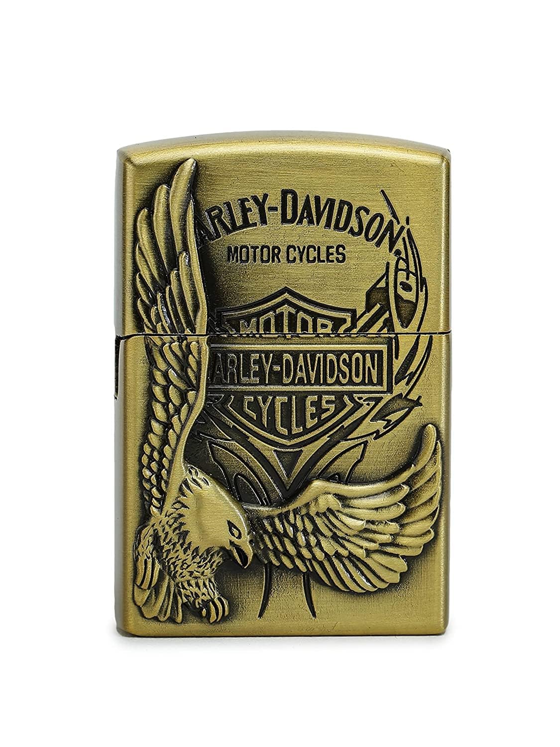 chikly Cigarette Windproof Pocket Lighter (Golden)