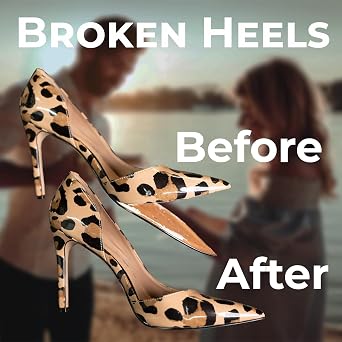 Shoe-Fix Glue Professional Grade Repair Adhesive for All Footwear Instant Bond, Clear Drying, Flexible, Durable for Heels, Sandals, Boots, Shoes, More (20g Tube)
