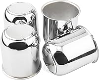 Vista 26 de 4 Piezas Tapas Centrales de Rueda de Remolque de 2.64 Pulgadas Push Through Diámetro de 2.64" Altura 2.4" para Rin de Camión SUV RV, Cubierta