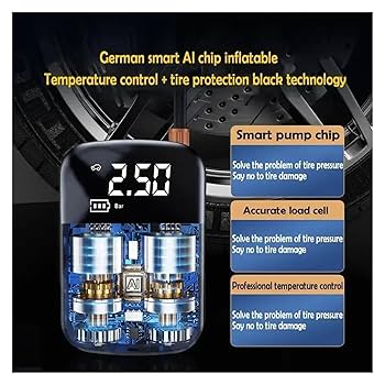 ★タイヤポンプ 車 150PSI タイヤインフレータ エアコンプレッサー 空気圧 Amazon | MESHUBA タイヤインフレーター ポータブルエア