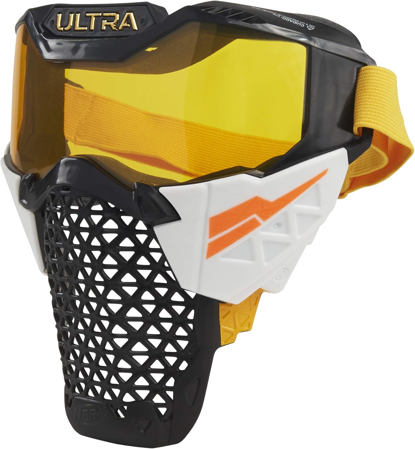 Nerf Ultra Battle Mask - Adjustable Head Strap, Breathable Design - Wearable Face Shield Ultra Battlers