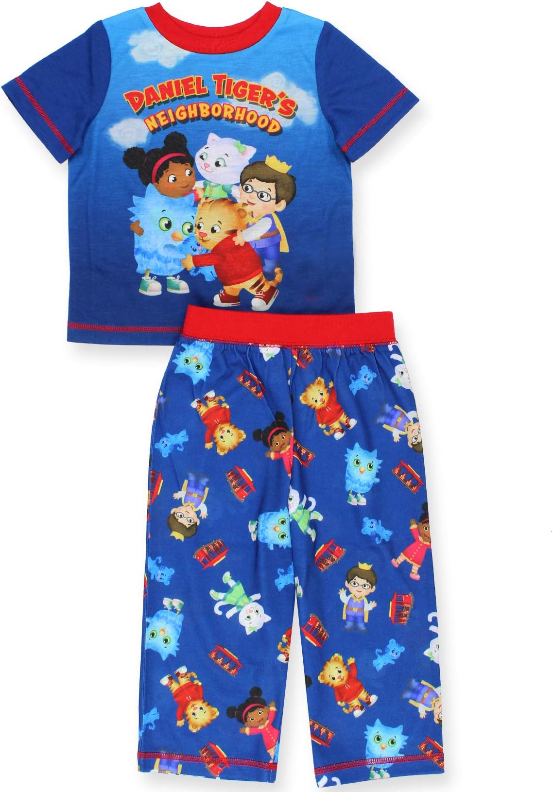 Daniel Tiger Neighborhood Toddler Boys Short Sleeve Pajamas Set