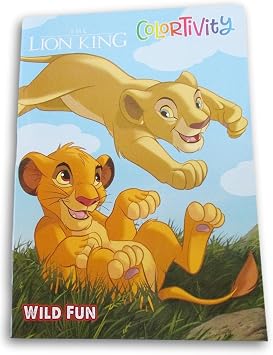 The Lion King Coloring and Activity Book Colortivity Wild Fun - 80 Pages