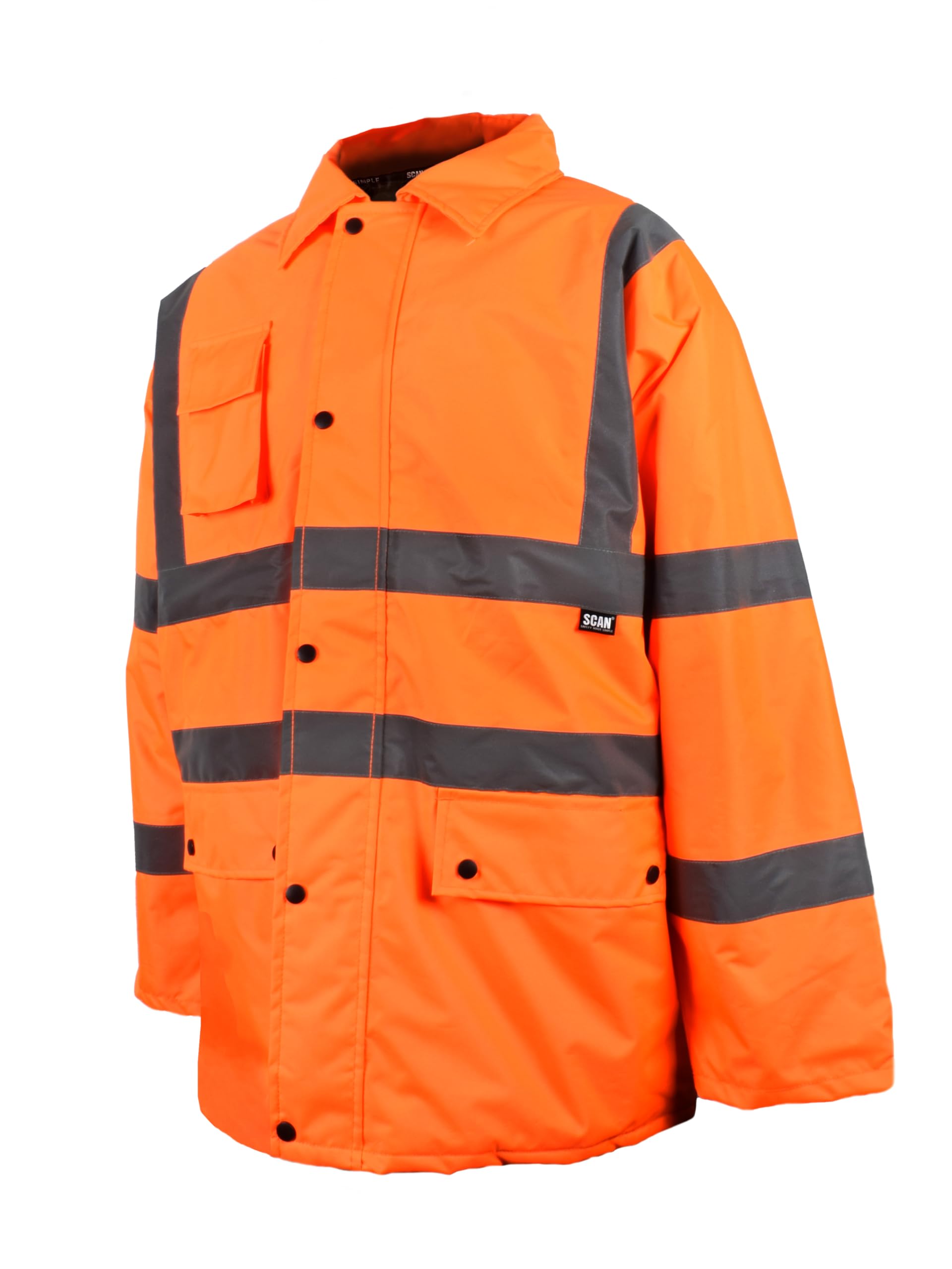 Scan Hi-Vis Motorway Jacket Orange - XXL (52in)