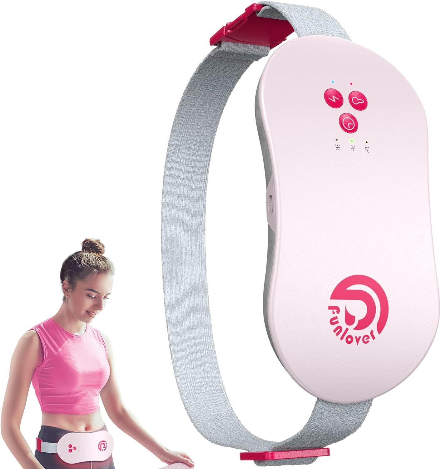 Funlover Heating Pad for Period Cramps, FSA HSA Eligible, Portable Heating Pad