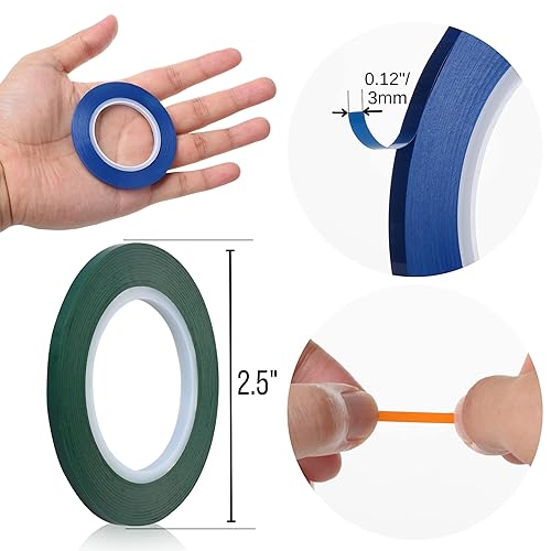 Miniatura 11 de Mr. Pen - Cinta negra para pizarra blanca, paquete de 12 - Cinta de cuadrícula fina para pizarras blancas y pizarras de borrado en seco