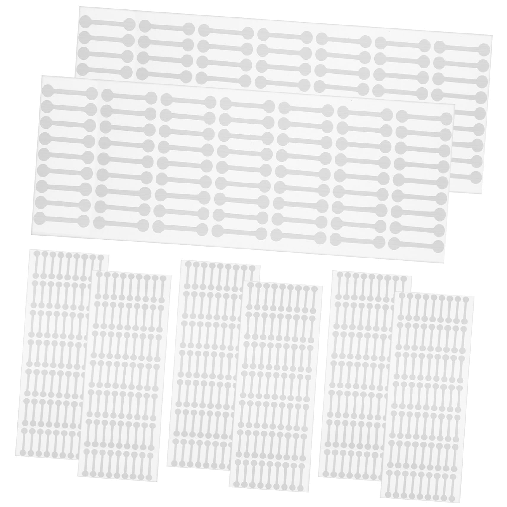 HOMSFOU 4 Set Etichette Sigillanti Impermeabili Per Confezioni Strisce Adesive Manomissione Per Bottiglie Cosmetiche Design Facile Usare Ottimali 500 Pezzi * 4