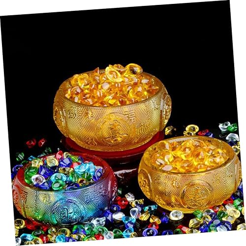 Miniatura 2 de Abaodam Suministros de altar de Cornucopia de cristal, decoración de Feng Shui, cuenco de riqueza Feng Shui, cuenco de riqueza para atraer riqueza,