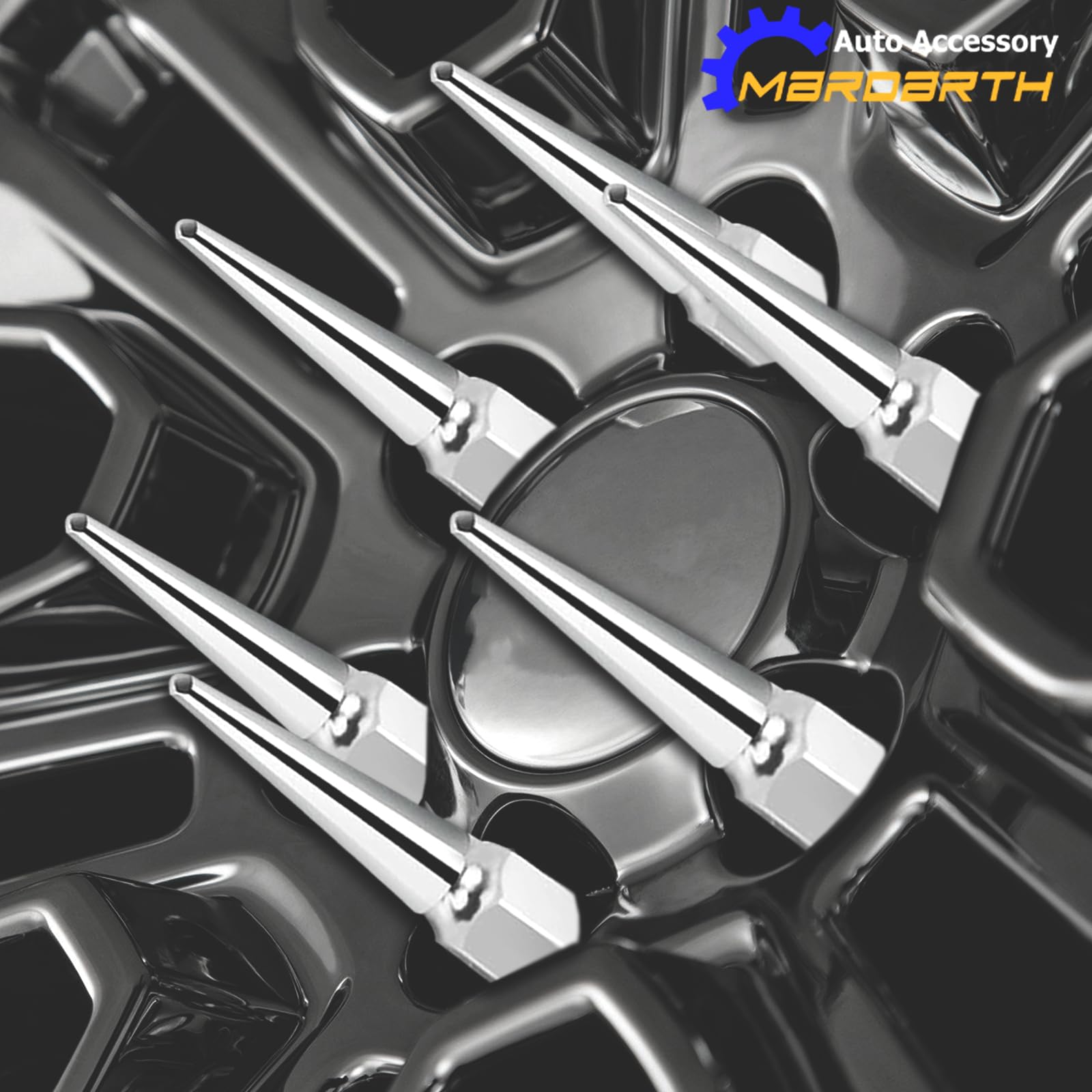 32] Chrome 14x1.5 OEM Lug Nut Fit Stock Wheel Silverado2500/3500 Ram2500/ 3500