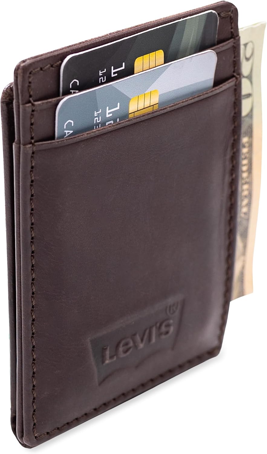 Levi's mens RFID Slim Everyday Card Case Wallet - Image 6