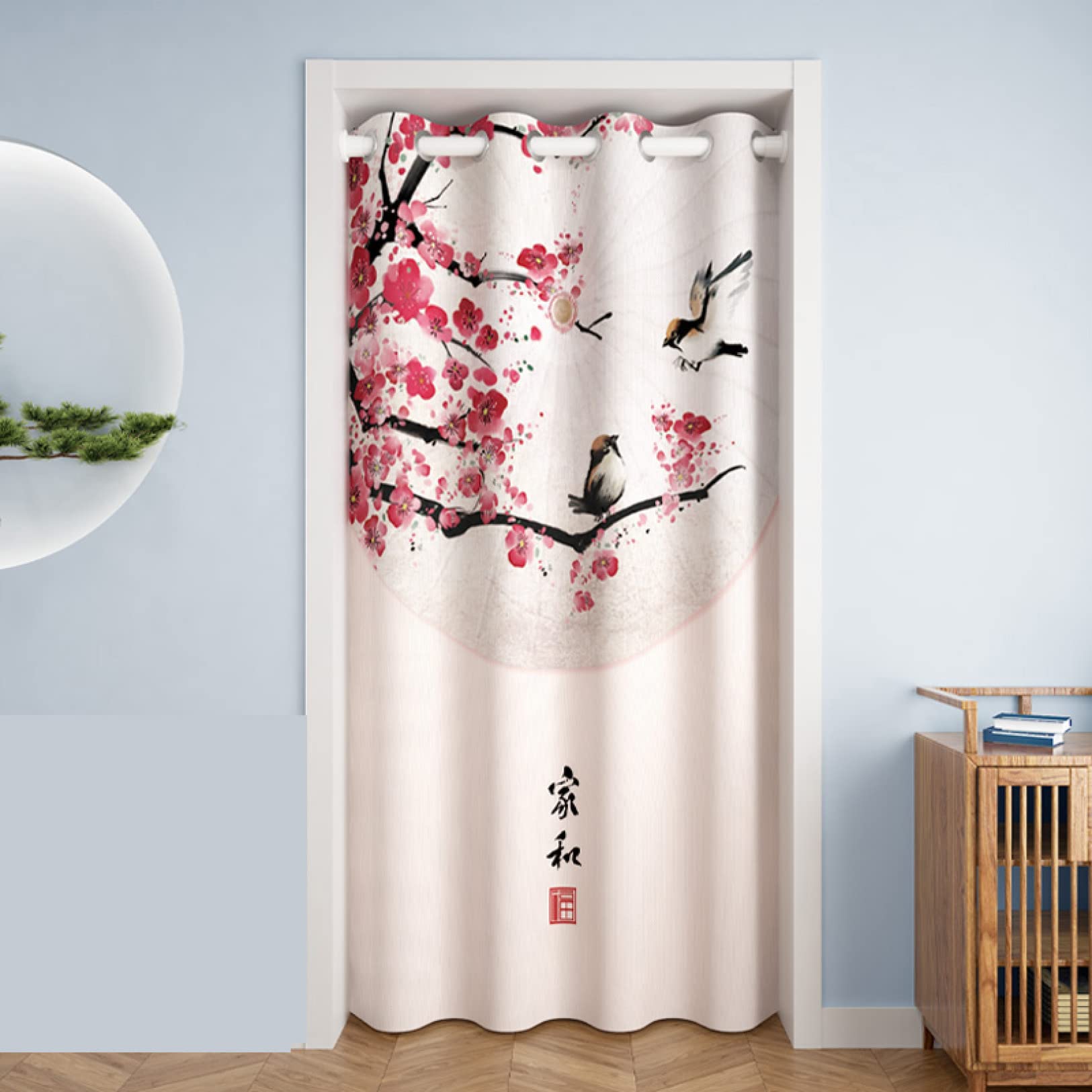 Amazon｜レトロ 中華風のれん カーテン 120*180cm キッチン トイレ