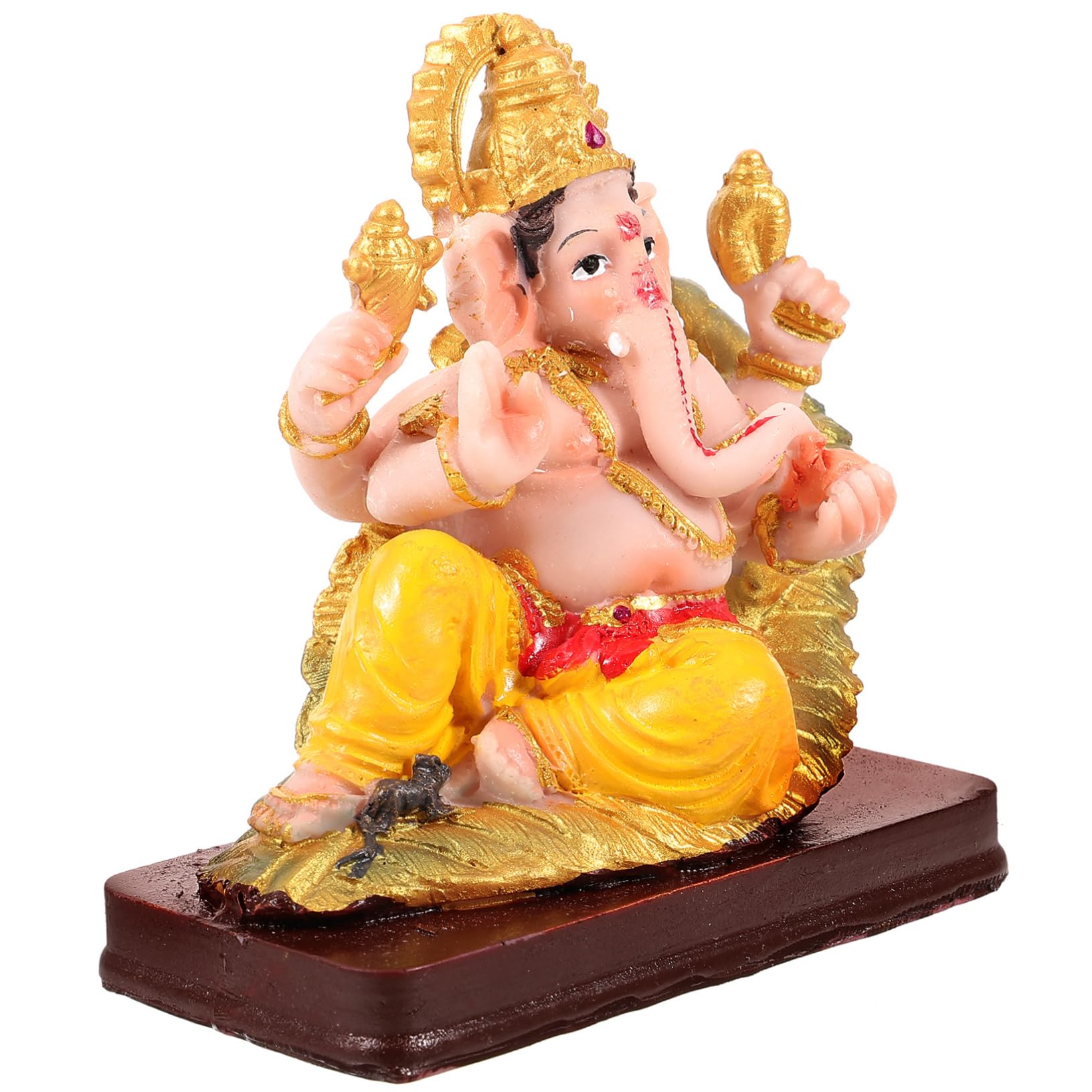 ガネーシャ　銅像　象　神 Amazon.co.jp: JORAE ガネーシャ像 象 仏像 蓮の台座に座る 主の祝福