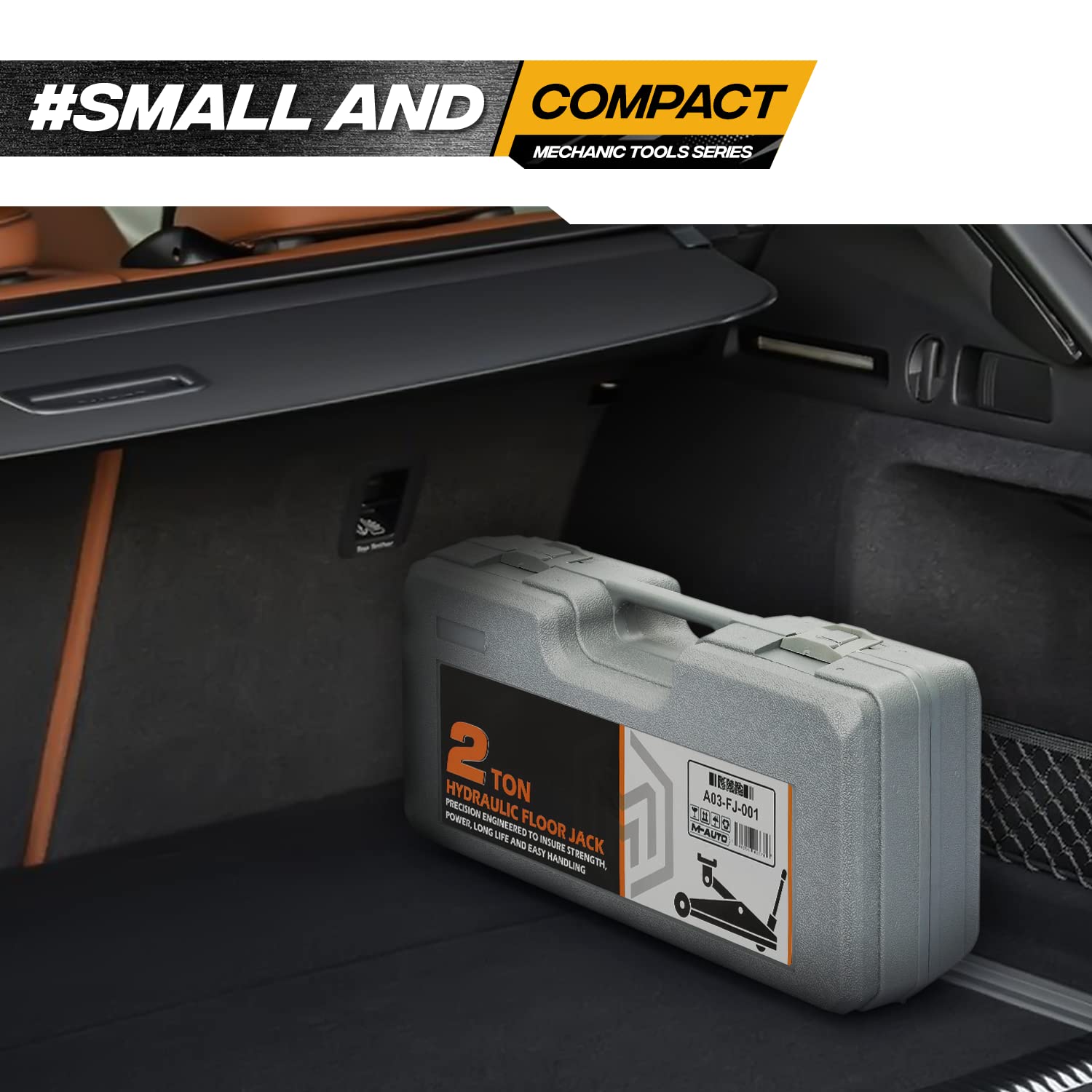 Magshion Cric idraulico a carrello da 2 tonnellate con custodia per il trasporto, resistente fino a 1814 kg, cric per auto, a basso profilo, per SUV, pickup, manutenzione di veicoli in garage e