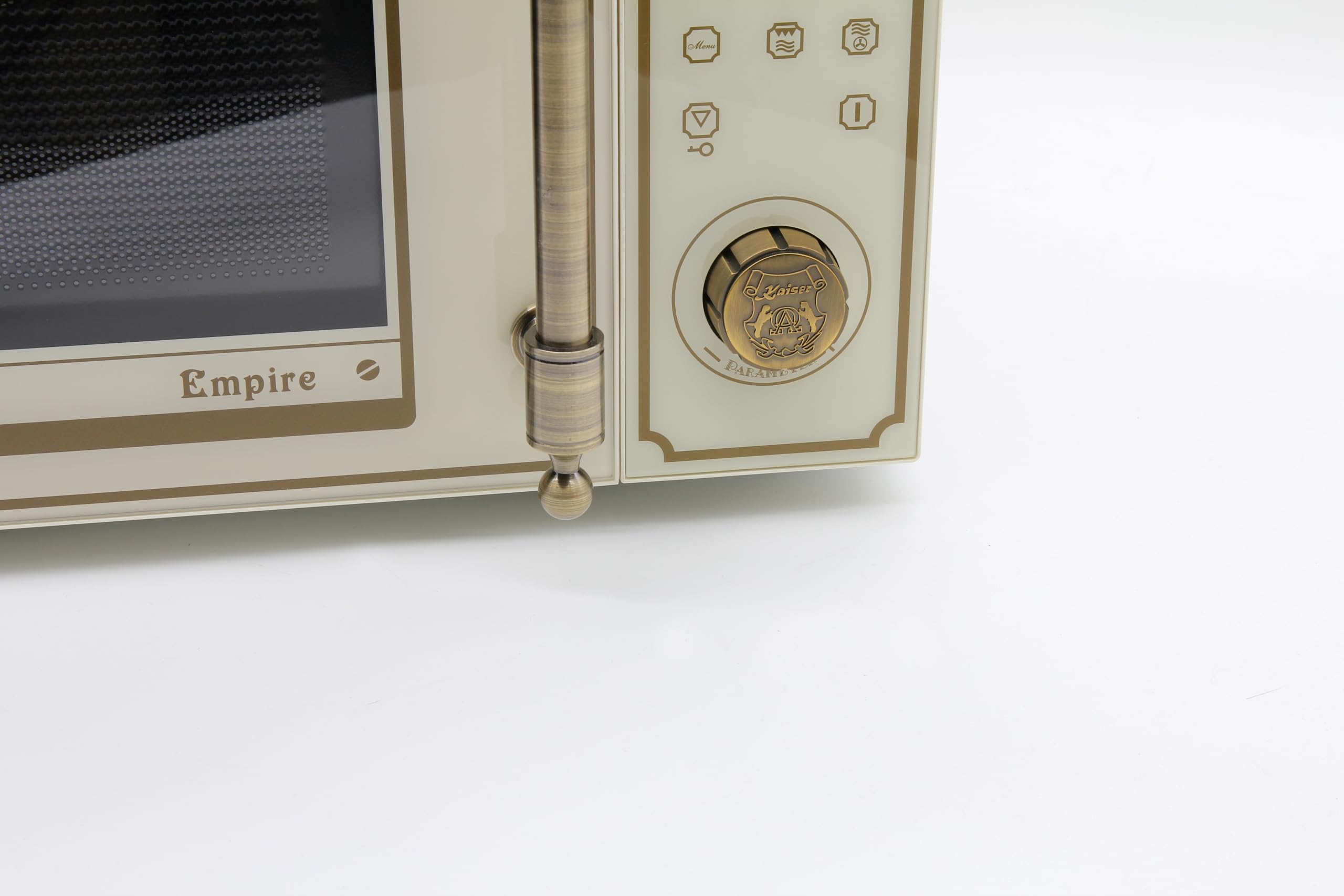 Kaiser Empire M 2530 ElfEm Four à micro-ondes rétro 25 l avec grill à air chaud 25 fonctions