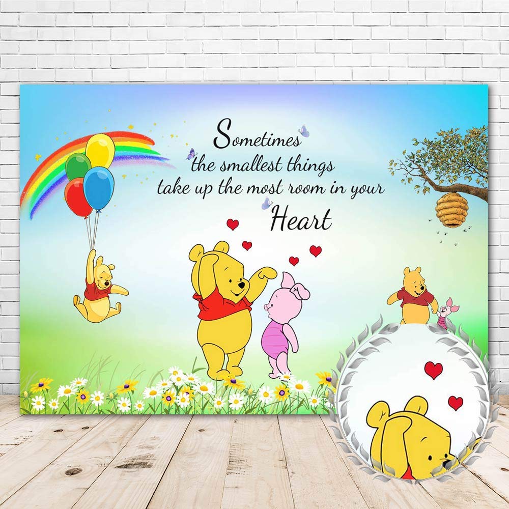 YouRan its a Girl Stitch and Angel Backdrop Baby Shower 7x5 Green Jungle Leaf Pink Angel Stich Background Baby Shower for Girl Vinyl Summer Tropical Themed Banner for Party