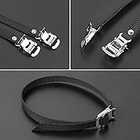 Vista 2 de 2 correas para pedal de bicicleta, accesorios de repuesto para bicicleta de montaña, carretera, bicicletas de ejercicio y BTT