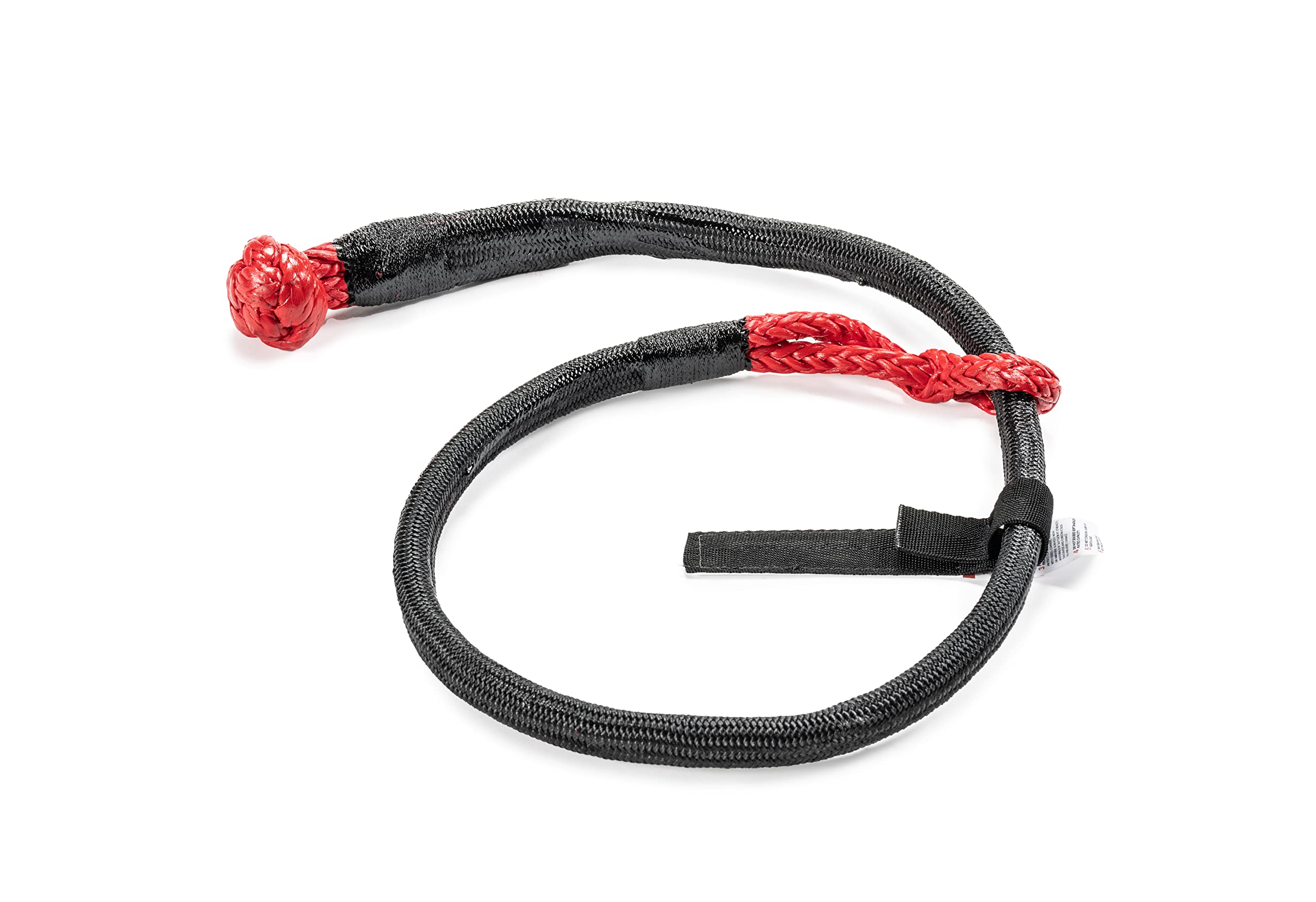 Factor 55 Extreme Duty 3/8" x 20" Soft Shackle, 43,500 lbs. Minimum Breaking Strength, Black/Red