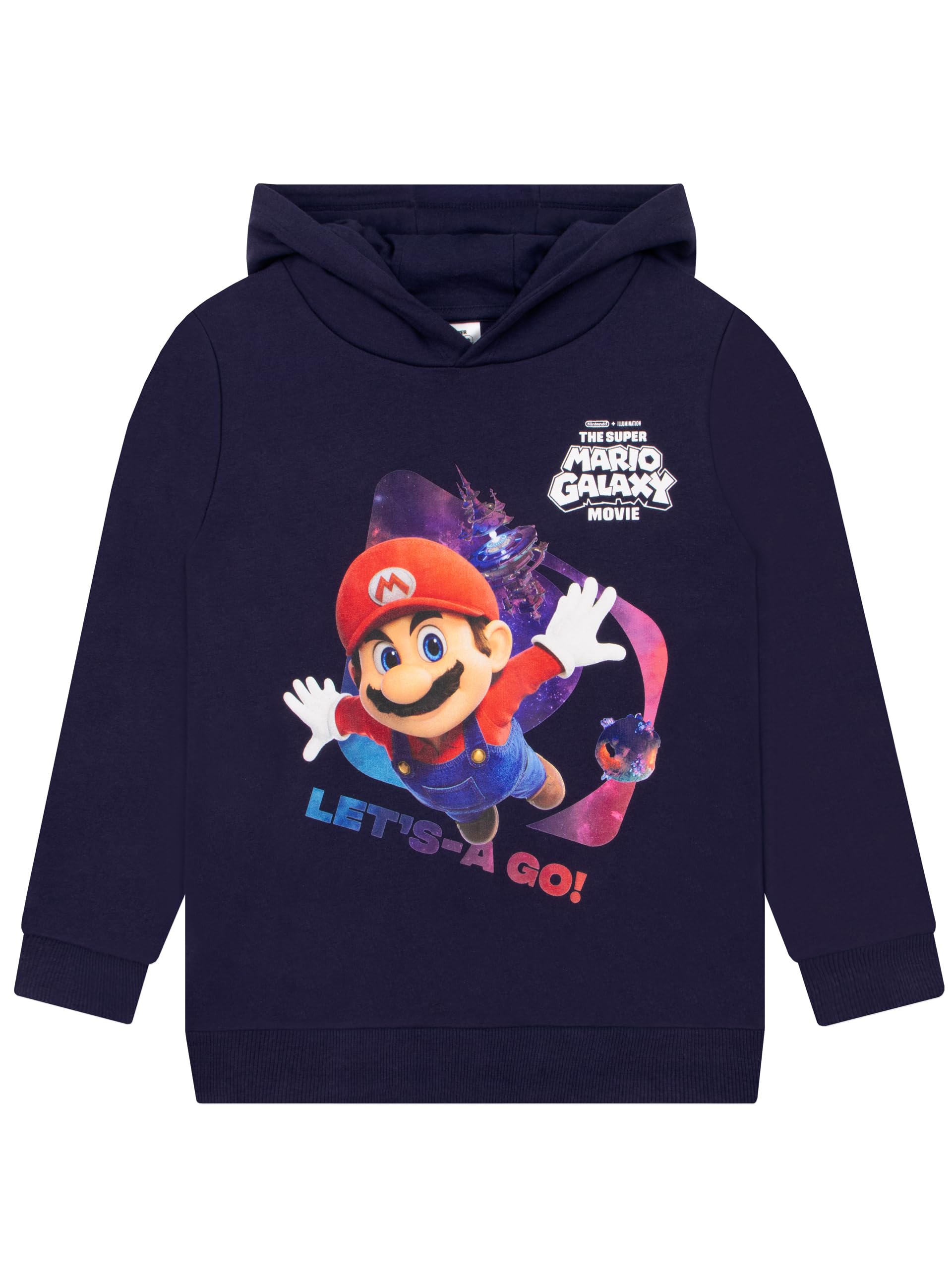 Super Mario Sweat A Capuche pour Garçon, Sweat-Shirt A Capuche Mario, Hoodie en Coton pour Garçon, Hoodies Galaxy Movie