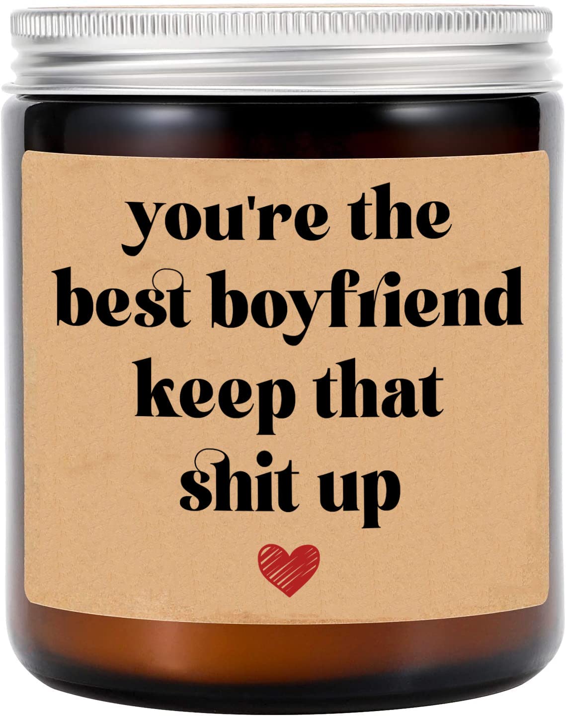 You're The Best Boyfriend - Boyfriend Gift - Birthday Gift - Christmas Gift - Funny Candle - Gift Idea - Hanukkah Gift - Cute Candle