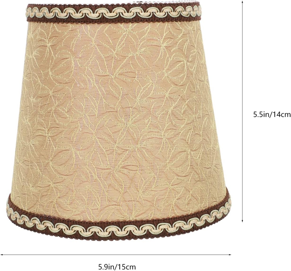 SOLUSTRE Home Ceiling Light Cover Cloth Art Lampshade Multi-purpose for Desk Floor and Wall Lamps Simple Yet Decorative Design for Living Room Study Bedroom Boys and Girls Room