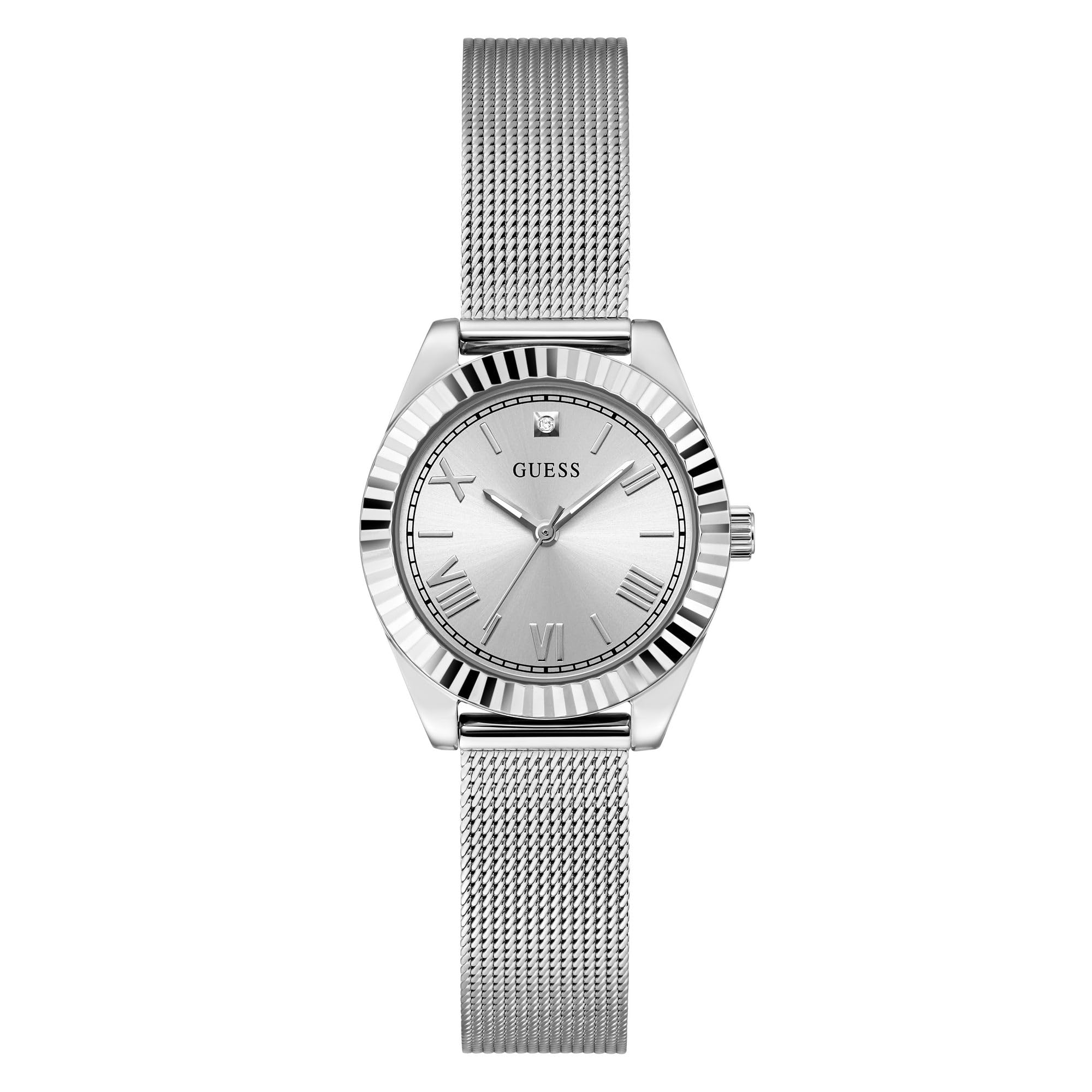 Guess Women's Gray Bracelet Watch Silver Mini Luna - Watches - One Size - Accessories