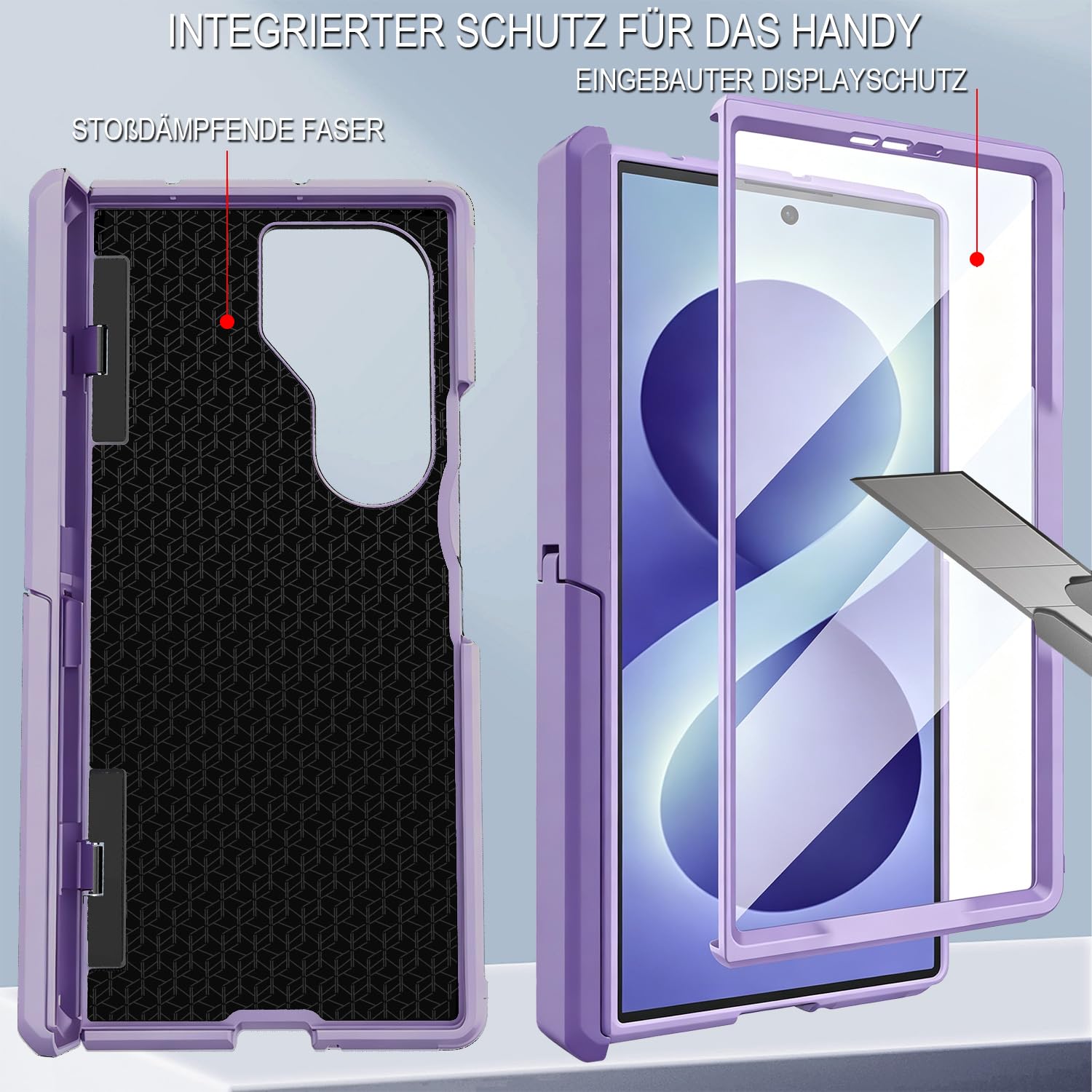 Custodia per Galaxy Z Fold 8 Ultra, con protezione cerniere, supporto e