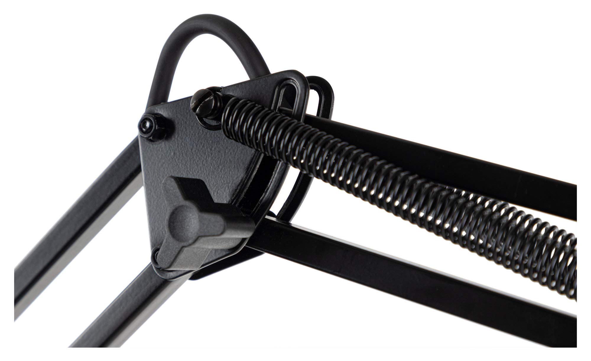 Braccio Microfono Pronomic con Morsetto da Tavolo nero, Versione robusta | Lunghezza braccio completamente estesa: 1, 50 m, Lunghezza braccio: ca. 3 x 50 cm, Apertura massima morsetto: 56 mm
