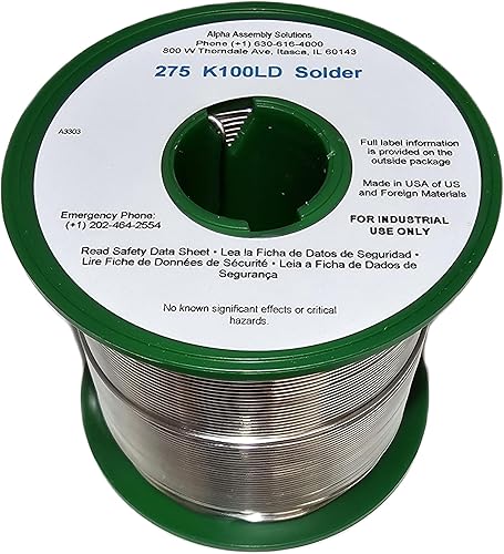 Miniatura 3 de Kester 443-845 24-9574-7618 K100Ld - Soldadura de alambre sin plomo. Aleación de 031 pulgadas de diámetro y bajo costo