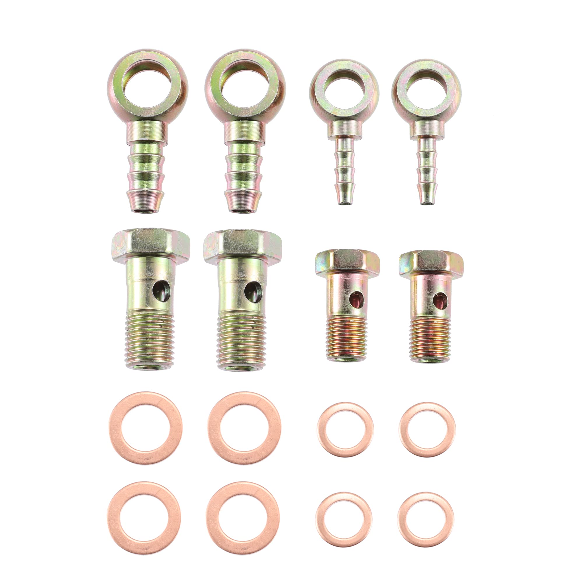 AN Banjo Adapter Fitting, Bolt & Crush Washer Kit [-3 AN X 7/16 In.-20 - Foto 3