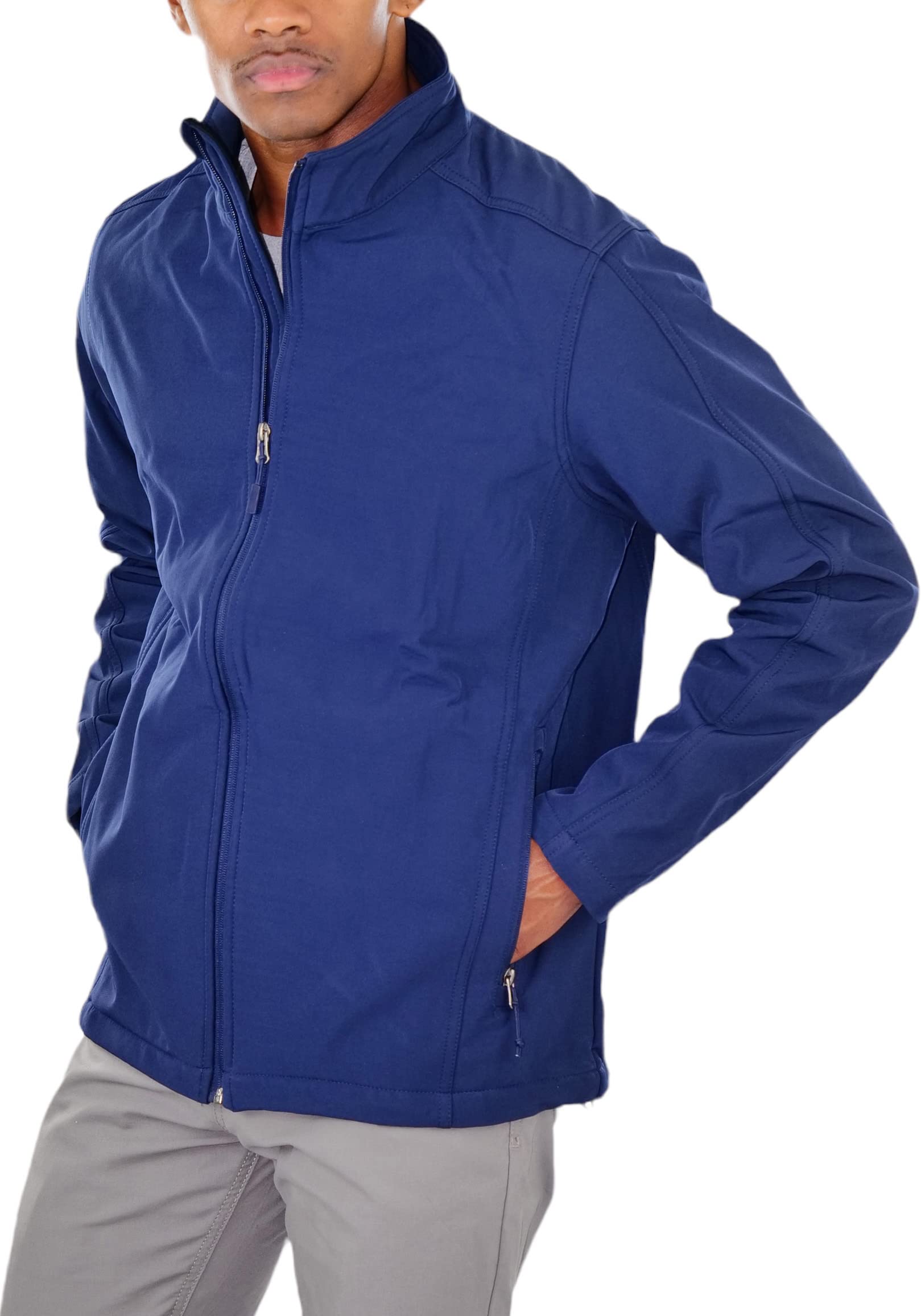 ToBeInStyle Men’s Warm and Comfortable Active Zip Up Jackets