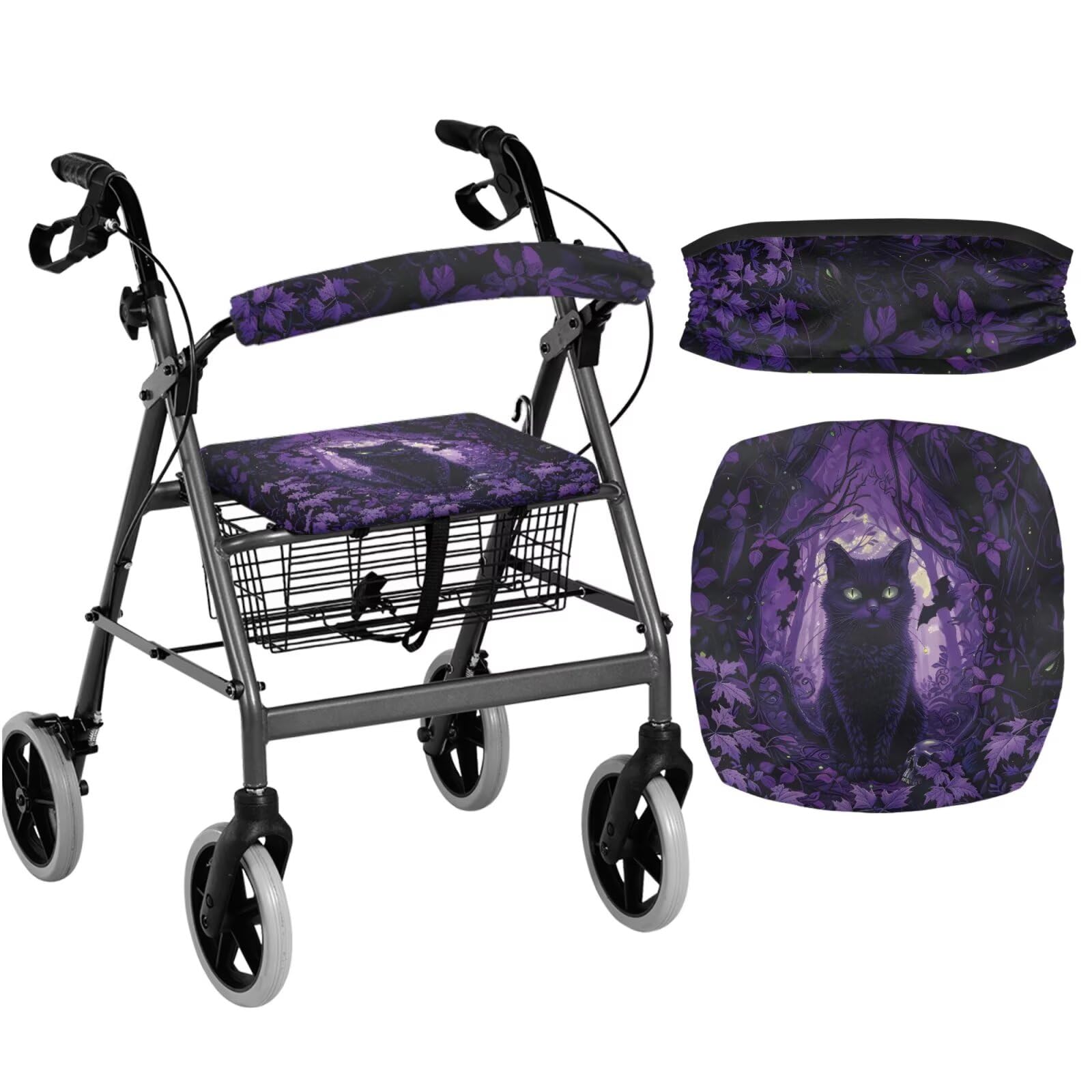 Rollator Seat Covers - Butterfly Design -18 Rollator Seat Covers - Butterfly Design -18